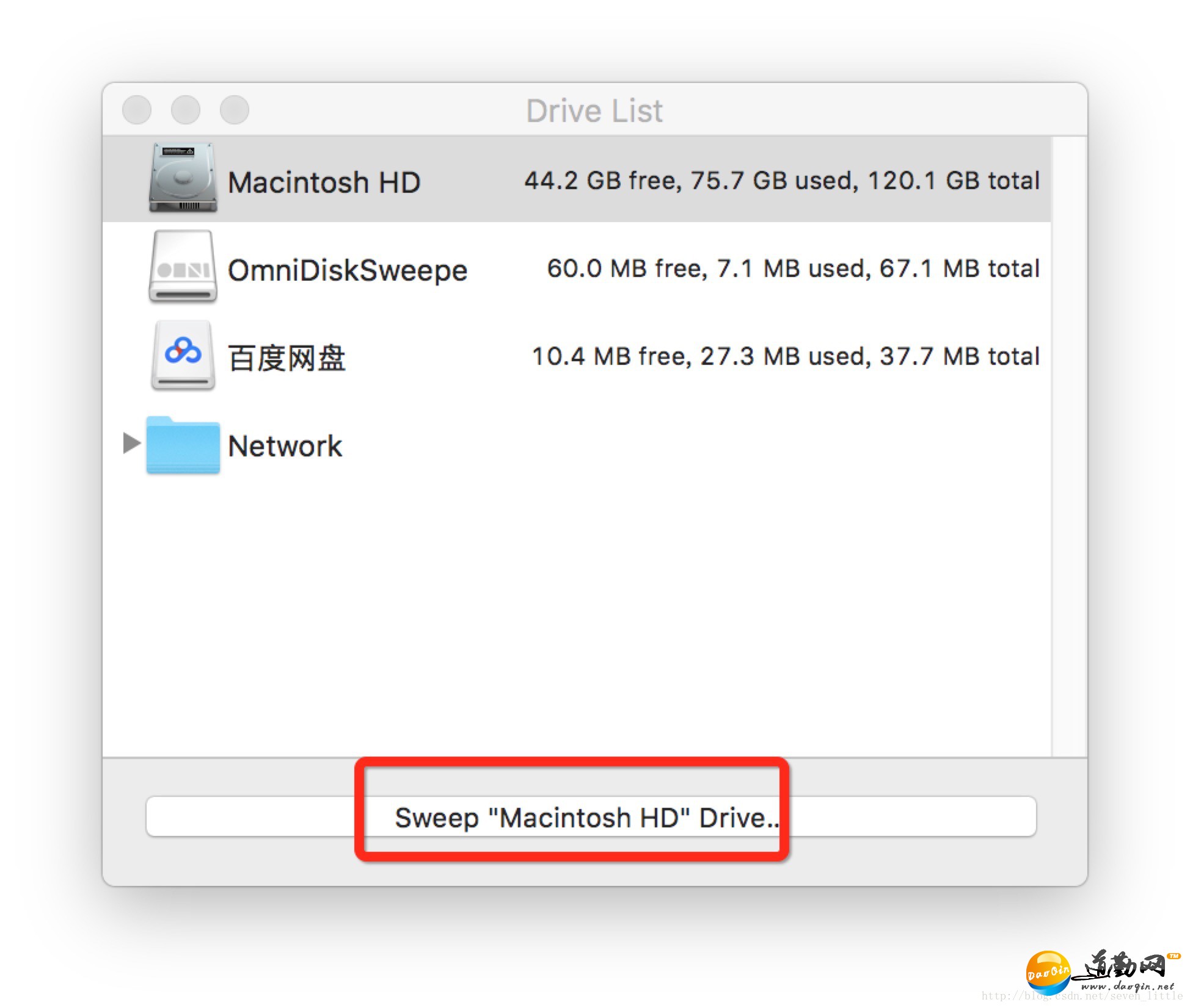 MacPro ϵͳռ侹ռ90G--OmniDiskSweeperľ岽